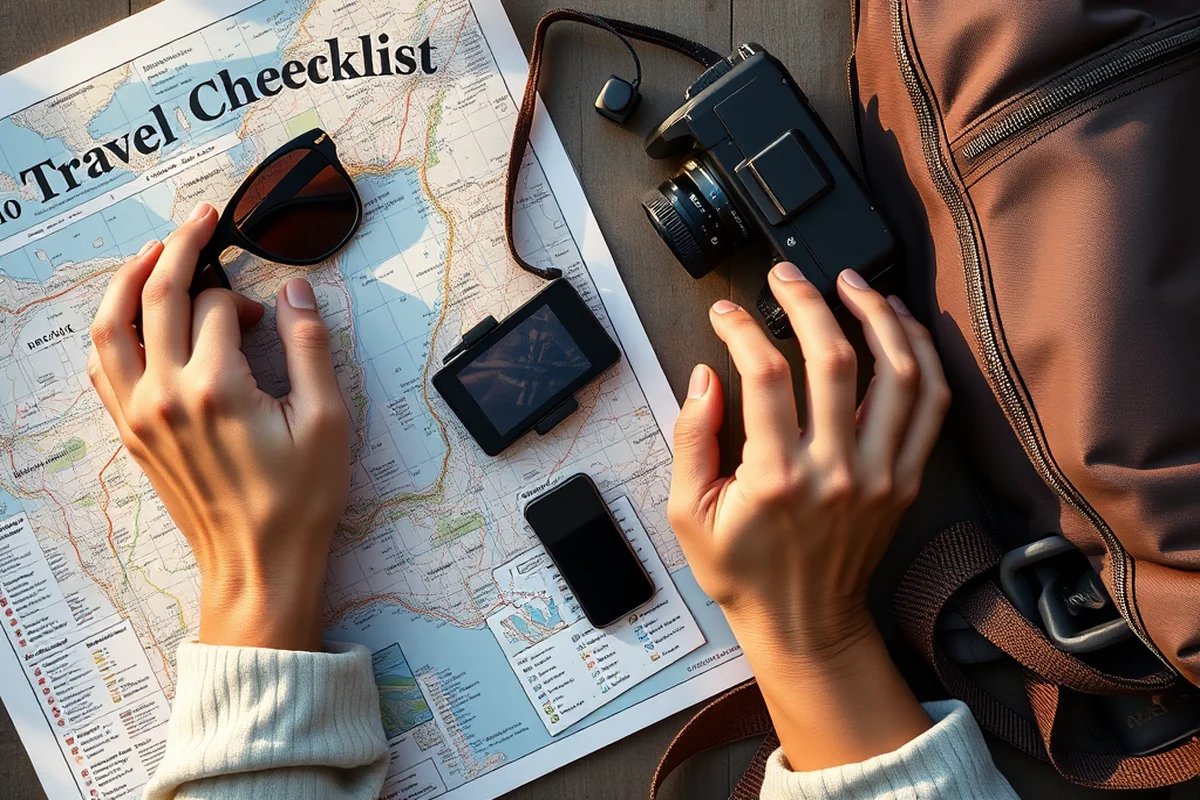 student travel checklist — Student Travel Checklist (the finished result)